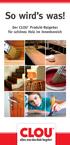 So wird s was! Der CLOU. Produkt-Ratgeber für schönes Holz im Innenbereich