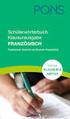 Über die App PONS Schülerwörterbuch. Französisch Deutsch