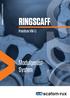 Preisliste Modulgerüst-System RINGSCAFF RINGSCAFF. Preisliste VM-1.1. Modulgerüst- System