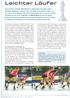 Leichter LäuFer. Trainertipp: