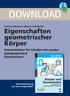 DOWNLOAD. Eigenschaften geometrischer Körper. Arbeitsblätter für Schüler mit sonderpädagogischem. Förderbedarf. Körper und Rauminhalte