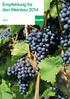 Empfehlung für den Weinbau Agrar