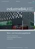 ISSN B 7509 Know-how: Hallenheizungen Modulares Bauen/Bauen mit Systemen Industriedächer