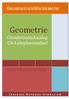 Geometrie. Grundwissenskatalog G8-Lehrplanstandard