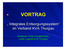 VORTRAG. Integrales Entsorgungssystem im Verband KVA Thurgau. Verfasser: Peter Hungerbühler, Leiter Logistik KVA Thurgau