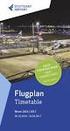 Flugplan WINTER 2016/2017