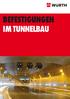BEFESTIGUNGEN Im TUNNElBaU