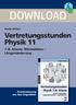 DOWNLOAD. Vertretungsstunden Physik /8. Klasse: Wärmelehre Längenänderung. Hardy Seifert. Downloadauszug aus dem Originaltitel: