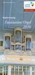 Faszination Orgel 2016
