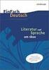 Box. Deutsch. Literatur und Sprache von 1945 bis zur Gegenwart Reflexion über Sprache und Sprachgebrauch