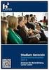 Studium Generale 8 Studienprogramm
