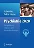 Psychiatrie Perspektiven, Chancen und Herausforderungen. Prof. Dr. med. Arno Deister President Elect (2015/2016) Präsident (2017 / 2018)