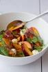 s' Chris Speisekarte Vorspeisen und Salate Bunter Salatteller mit gebackenen Hühnerbruststreifen