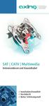 SAT CATV Multimedia. Antennendosen und Koaxialkabel. 99Installationsfreundlich 99Durchdacht 99Hohes Schirmungsmaß
