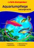 67 Ratgeber. Aquariumpflege. naturgerecht. Pflegeplan Wassertests. Wasserwechsel Filterpflege