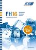 FH16. Kompetenz Beratung Service. ab Teuerungszuschlag 2,8%  Gesamtkatalog für den Fachhandel