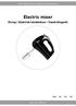 Electric mixer Elvisp / Elektrisk håndmikser / Handrührgerät