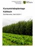 Kurzumtriebsplantage Köllitsch. Schriftenreihe, Heft 33/2011