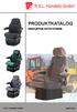 PRODUKTKATALOG INNOVATIVE SITZSYSTEME