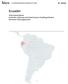 6\ 2016 \ LÄNDERINFORMATION. Ecuador. Informationsdienst Sicherheit, Rüstung und Entwicklung in Empfängerländern deutscher Rüstungsexporte
