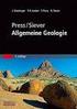 Allgemeine Geologie. Press/Siever. 5. Auflage. Aus dem Amerikanischen übersetzt von Volker Schweizer