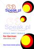 SPEAK.PL DIRECT Method. for German. sample materials book1.