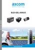 axcom BLEI-GEL-AKKUS Battery Technology BLEI-GEL-AKKUS