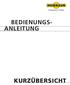 bedienungsanleitung kurzübersicht
