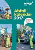 Abfall kalender 2017 Abholkarten