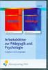 Arbeitsblätter zur Pädagogik/Psychologie