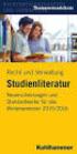 Kompass Recht. Familienrecht. Bearbeitet von Tobias Fröschle
