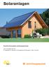 Solaranlagen Preisliste Solarpakete und Energiezentralen