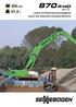 300 kw 87,0 t. Serie C. green line Materialumschlaggerät green line Materials Handling Machine