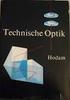 Formelsammlung und Tabellenbuch der technischen Optik