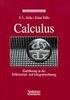 S.L. Salas/Einar Hille. Calculus. Einführung in die Differential- und Integralrechnung
