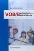 VOB/B Basiswissen für Baufachleute