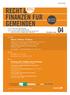 RECHT& FINANZEN FºR GEMEINDEN