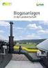 Optimierung der Biogaserzeugung aus den Energiepflanzen Mais und Kleegras-/Feldfuttermischungen