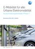 E-Mobilität für alle: Urbane Elektromobilität Ausschreibungsleitfaden Phase 1. Einreichfrist: , 12:00 Uhr