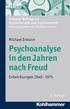 Lindauer Beiträge zur Psychotherapie und Psychosomatik Herausgegeben von Michael Ermann