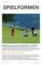 Golfakademie Küssnacht SPIELFORMEN