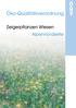 Öko-Qualitätsverordnung Ö Q V. Zeigerpfl anzen Wiesen Alpennordseite