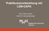 Praktikumsvorbereitung mit LON-CAPA. M.Ed. Dennis Kubin Institut für Neurophysiologie