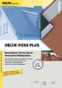 DELTA -FOXX PLUS. Besonderer Schutz durch innovative Klebezonen.