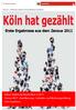 Kölner Statistische Nachrichten 2/2013 Zensus 2011 Bevölkerungs-, Gebäude- und Wohnungszählung