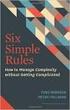 Rules and Regulations SIX x-clear AG