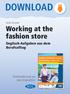 DOWNLOAD Working at the fashion store Englisch-Aufgaben aus dem Berufsalltag