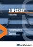 Preisliste Kassettendach-System ALU-RASANT ALU-RASANT. Preisliste VM-1.1. Kassettendach- System