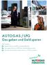 AutogAs / LPg gas geben und geld sparen