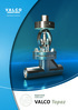 Stahlharte Präzision. Absperrventil Globe valve. VALCO Topaz